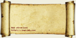 Jasmina Karamata vizit kartica